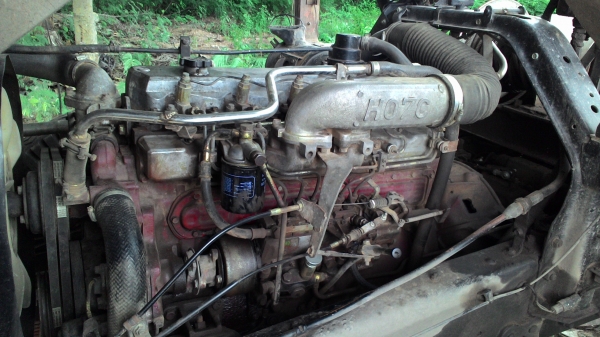 เครื่องพร้อมเกียร์ ho7c 6เกียร์  มีใบคุมให้