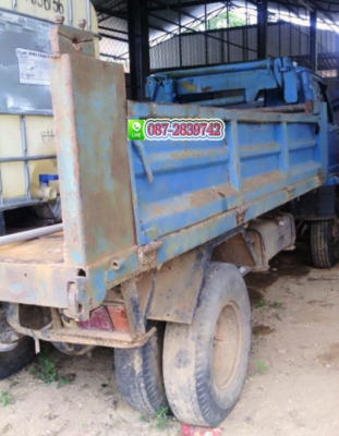 ขายรถดั้มพ์ 6 ล้อ ติดเครน 1 ตัน