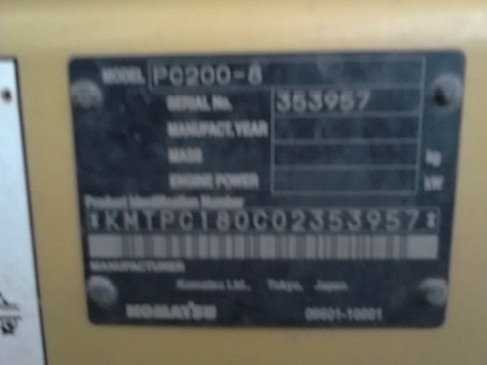 ขายครับ แม็คโค KOMATSU 200 - 8 สวยครับ ไฟฟ้าครบ เอวแน่น โซ่เต็ม ใช้งาน 3xxx ชั่วโมง ออกมาได้ 2 ปี เองครับ