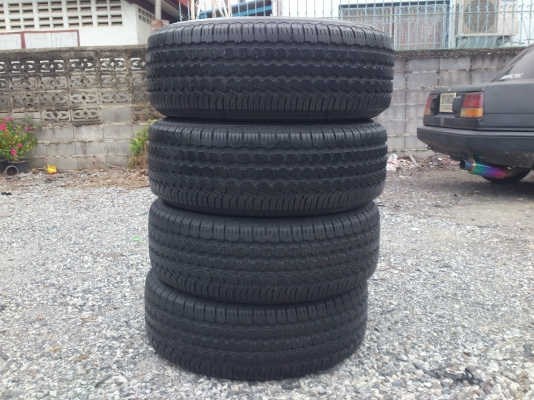 ขายยางBFGoodrich Long trail 265/60R18 MADE IN U.S.A ยางปี11 ดอกยางนิ่มลึกเท่ากัน(สภาพ90\%)สวยๆ จำนวน 1 ชุด