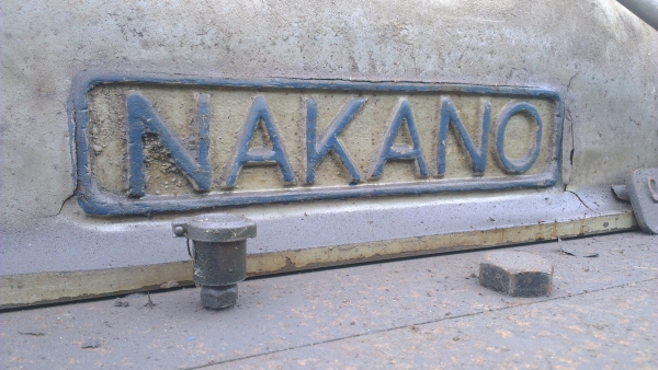 Sell> ขายแท่นไส 24" นิ้ว NAKANO Japan ญี่ปุ้นแท้ๆ สวยๆ อยู่ในไลน์การผลิต ไม่เคยซ่อมครับ เดิมๆทั้งตัวครับ สวยน่าใช้ ไม่มีที้ติครับผม