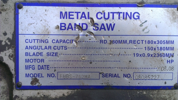 Sell> ขายเลื่อยสายพาน Band Saw 150x180mm ไม่มีตำหนิ แต่สีสันไม่ค่อยสวย พร้อมใช้งาน แบงค์ นครปฐมครับ