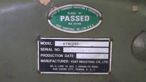 Sell> ขายแท่นมิลลิ่ง M3 Kent สภาพพร้อมใช้งาน สวยๆ ราคาย่อมเยาว์ อุปกรณ์ครบครับ