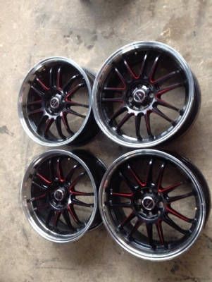 เเม็กมือสอง ลายRe30 Yashiyoda ขอบ17 กว้าง7ออฟ42 4รู100,114