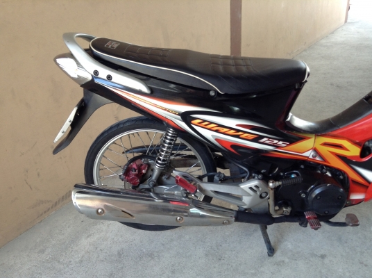 ขาย!!! เวฟ125R กุญแจใหญ่ ดิ๊สหน้าหลัง ปี49 รถเครื่องดีคับ ทะเบียนครบ ภาษีไม่หมด