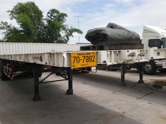 ขายหางพื้นเรียบ 3 เพลา (RCK) ปี'49 มี 4 หางและปี 56 อีก 1 หาง ขายหางพื้นเรียบ 3 เพลา (RCK) ปี'49 มี 4 หางและปี 56 อีก 1 หาง