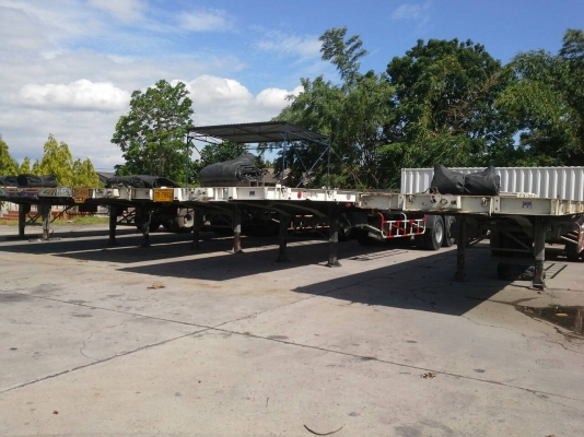 ขายหางพื้นเรียบ 3 เพลา (RCK) ปี'49 มี 4 หางและปี 56 อีก 1 หาง