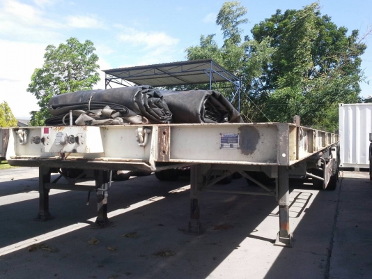 ขายหางพื้นเรียบ 3 เพลา (RCK) ปี'49 มี 4 หางและปี 56 อีก 1 หาง ขายหางพื้นเรียบ 3 เพลา (RCK) ปี'49 มี 4 หางและปี 56 อีก 1 หาง