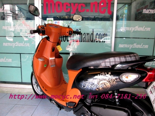 fiore  สีดำนํ้าตาล รถเดือน ต.ค.ปี 56 ไมล์  5282 โล แถม 2 รายการ 24900