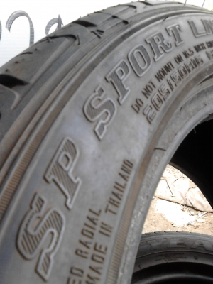 205/50R16  DUNLOP SP SPORT LM-703  ปี 2012 มี เส้นเดียว  TEL.081-427-3941