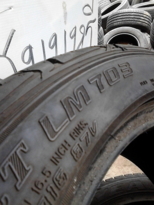 205/50R16  DUNLOP SP SPORT LM-703  ปี 2012 มี เส้นเดียว  TEL.081-427-3941