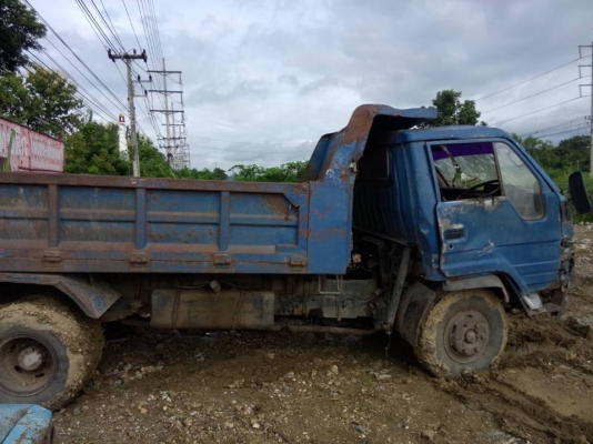 หกล้อดั้ม TOYOTA DYNA 350 BU91 เครื่อง 14 B จำนวน 115 hp ดั้มห้าคิว ราคาคุยกันได้.