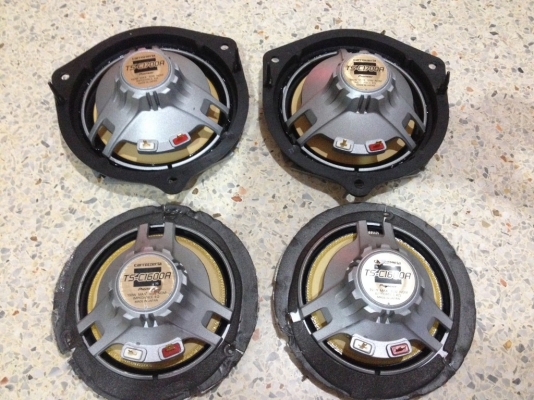 PIONEER 6นิ้วหน้าเหลืองของเก่าญี่ปุ่นสภาพสวยคู่ละ