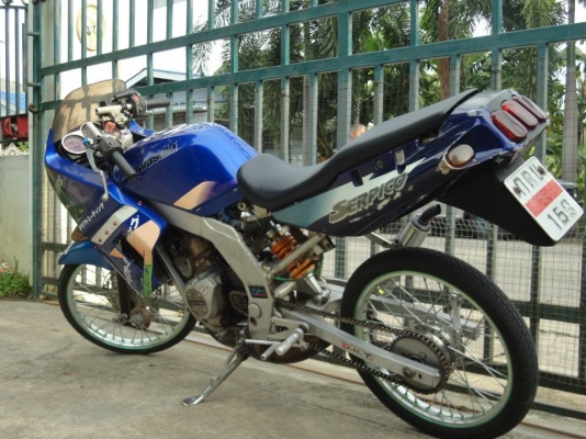 ขายครับ serpico 150 เสื้อทอง แต่งตามรูปเลยครับ