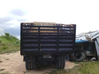 ขายดาวน์ Mitsubishi Turbo FN527M-TF2xxx เครื่อง 6D16-TF2xxx กระบะดั้มสามมิตรลอนเฉียงจดปี 38