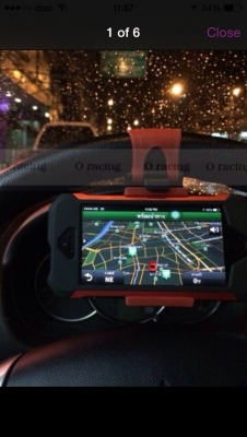 ที่ยึดโทรสับติดพวงมาลัย เผื่อขี้เกียจถือ