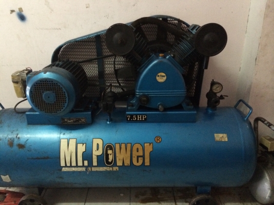 ปั้มลมลูกสูบ ขนาด 7.5 Hp ถัง 300 ลิตร พร้อมใช้งาน ปี 2007