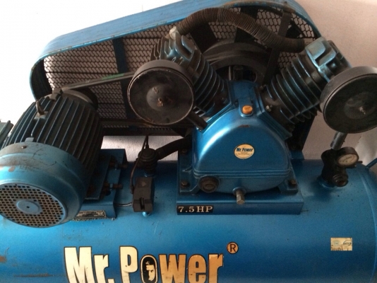 ปั้มลมลูกสูบ ขนาด 7.5 Hp ถัง 300 ลิตร พร้อมใช้งาน ปี 2007