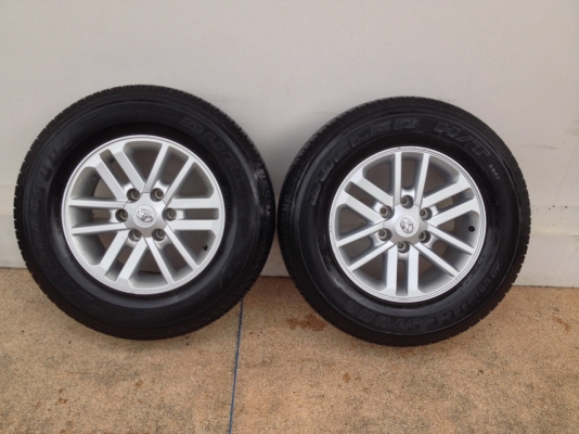 ล้อแม็ก Vigo Champ, Fortuner วีโก้แชมป์ ฟอจูนเนอร์ พร้อมยาง 265-65-17