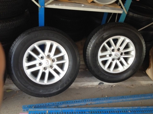 ล้อแม็ก Vigo Champ, Fortuner วีโก้แชมป์ ฟอจูนเนอร์ พร้อมยาง 265-65-17