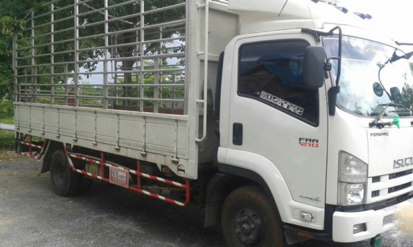 รถอีซูซุ  6 ล้อ รั้ว ( ไม่ดั้ม )  210 แรงม้า. ปี 56 ( รถวิ่ง 76,000 กม. )  ( ราคาลด เหลือ  320,000. )    สนใจติดต่อ 081 - 6079515