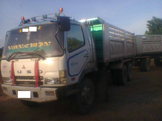 MITSUBISHI  M6 260 แรงม้า กระบะสามมิตรลอนเฉียง มีระบบลากจูง