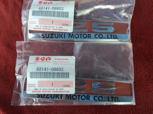 ขอบคุณพ.เสือโลโก้แท้ SUZUKI K-125 M.2 สนใจโทร.081-005-8785