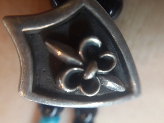 สร้อยข้อมือเงินเทอร์ควอยซ์(Turquoise)นิล