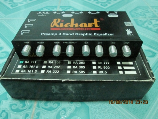 ปรีแอมป์ รีชารจ มือสองเหมือนใหม่ขาย 1400 บาท