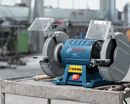 ท่นเจียรล้อคู่,มอเตอร์หินไฟบ๊อช BOSCH Bench Grinder รุ่น GBG 8