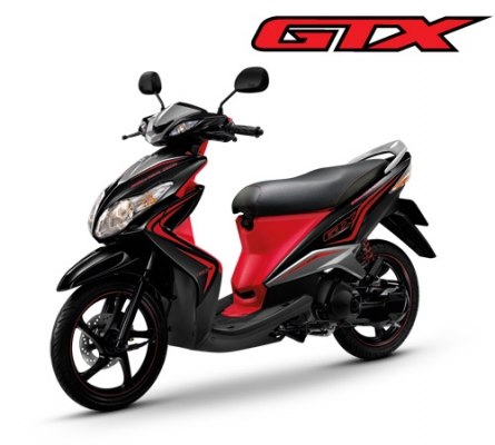 MIO125 GTX สีดำแดง (( รถใหม่มือหนึ่ง )) ยังไม่จดทะเบียน รถป้ายแดงราคามือสอง ของแถม 3 รายการ 30900