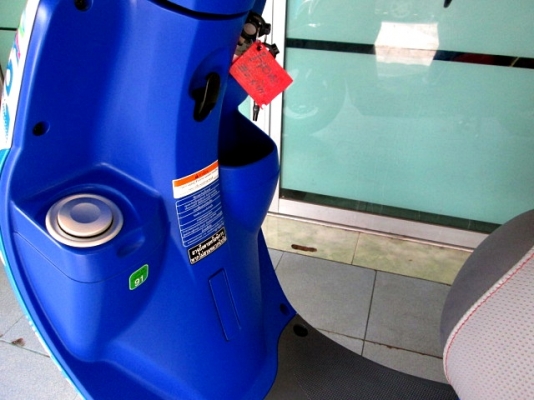 fiore สีขาวฟ้า (( รถใหม่มือหนึ่ง )) ยังไม่จดทะเบียน รถป้ายแดงราคามือสอง ของแถม 4 รายการ 30900