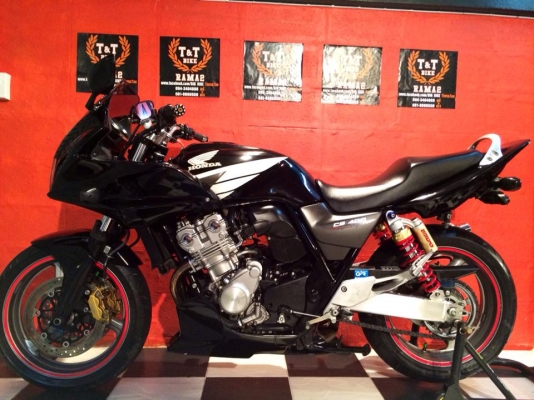 T&amp;T BIKE RAMA2 ลดราคาครับ119000เท่านั้น HONDA CB400 V-TEC4 ปี2009 บอดิออ แท้ อินวอย สรรพสามิตแท้ๆคับ กุญแจชิพ3ดอก วิ่ง30000โลแท้ๆ สภาพนางฟ้าคับ ลดไป20000฿จาก139000฿