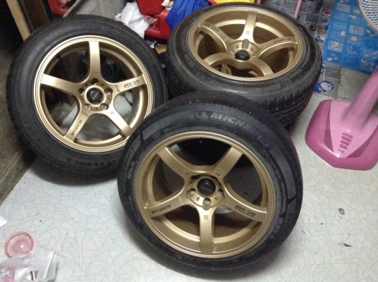 แม็ก โปรไดร์ ขอบ 17 หน้า 8.5 หลัง 9.5 พร้อมยางปี 12ครบชุด 4 วง แม็ก โปรไดร์ ขอบ 17 หน้า 8.5 หลัง 9.5 พร้อมยางปี 12ครบชุด 4 วง