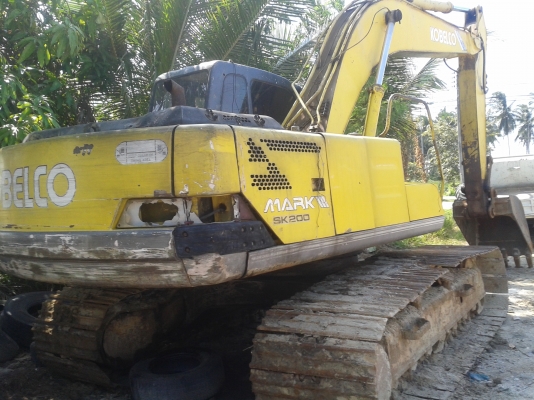 KOBELCO SK200 MARK/// 3 เอกสารอินวอย รถเครื่องดี ปั๊มใช้ได้ รถจอดไม่ได้ใช้งาน เจ้าของต้องการขาย สู้ราคาเท่าไรต่อรองมา ขายได้ขาย โทร.087-2976734