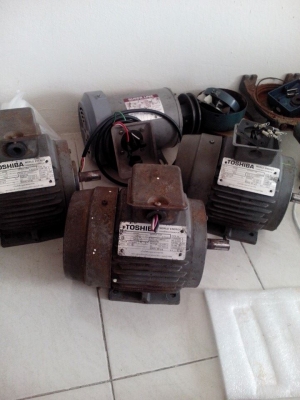 ขายมอเตอร์ TOSHIBA 1 แรง ไฟ220/380Vรับประกัน 1 ปี ขาย1000฿