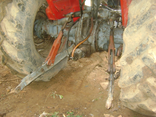 ขายรถไถแม๊กซี 165พร้อมใบดันหน้า+พานเจ็ดพร้อมใช้