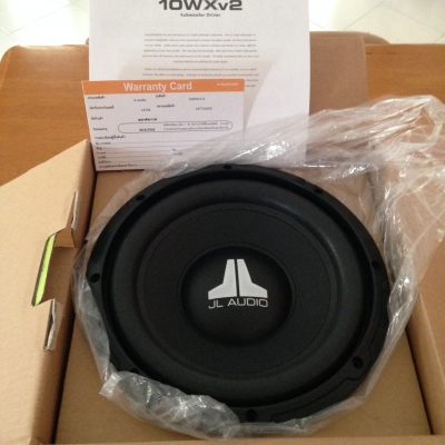 ซับวูฟเฟอร์ของค่าย JL Audio ขนาด 10 นิ้ว WXv2 ซับวูฟเฟอร์ของค่าย JL Audio ขนาด 10 นิ้ว WXv2