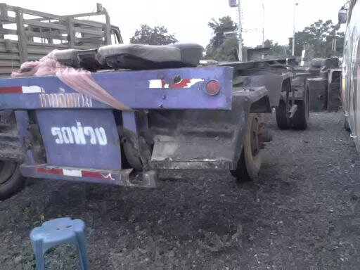 ขายถูกๆๆครับ ลูกพ่วง 2 คาน  ถอดเต้าปูนออกเหลือแต่โครง ครับ ล้อครบ 8 ล้อเอกสารพร้อมครับ