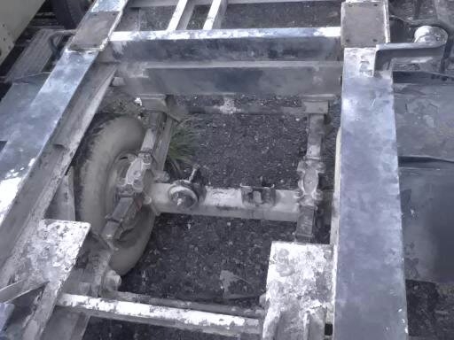 ขายถูกๆๆครับ ลูกพ่วง 2 คาน  ถอดเต้าปูนออกเหลือแต่โครง ครับ ล้อครบ 8 ล้อเอกสารพร้อมครับ