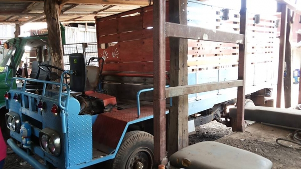 ***ขายแล้วครับขอบคุณ Truck2hand ขายแต๋น4ล้อ แปลงจาก4ล้อกลางISUZU ELF74 เครื่อง/เกียร์ ISUZU 85HP เกียร์สั้นสาย มีเกียร์ฝาก เครื่องดีสตาร์ทติดง่าย แรงดี แห้งดี เกียร์ดีเข้าง่ายไม่หลุด ช่วงล่างเดิม คานหน้า-เฟืองท้าย/คัสซี ELF คัสซีดีเดิม มีตามด แต่ไม่ขาดไม่