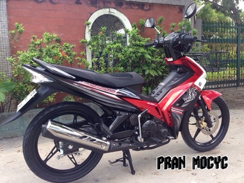 ขายyamaha spark 135 iสีเเดงดำ ปี2013(สตาร์ทมือ)