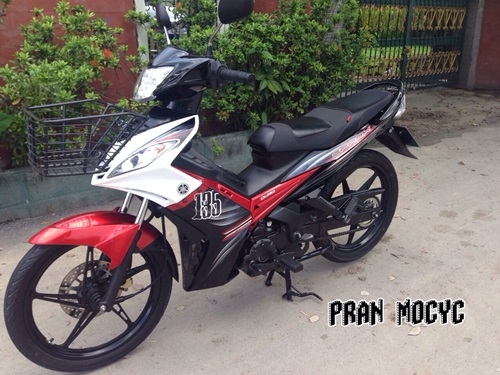ขายyamaha spark 135 iสีเเดงดำ ปี2013(สตาร์ทมือ)