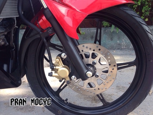 ขายyamaha spark 135 iสีเเดงดำ ปี2013(สตาร์ทมือ)