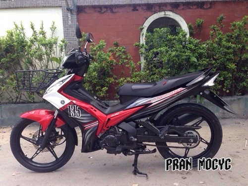 ขายyamaha spark 135 iสีเเดงดำ ปี2013(สตาร์ทมือ)