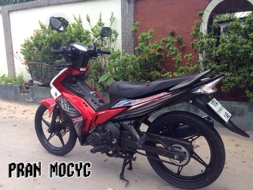 ขายyamaha spark 135 iสีเเดงดำ ปี2013(สตาร์ทมือ)