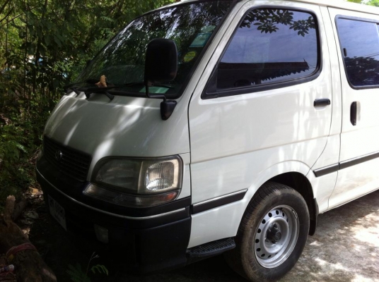 ขายรถตู้Toyota ปี39 สภาพดี เดิมๆสวยงามแบบเดิมๆเครื่องดีเซล2,800cc เครื่องดีนิ่ม ภายในเดิมๆสวยประตูบานสไลด์แน่นๆ พร้อมเล่มและเอกสารการโอน ราคา 165,000.-บาท