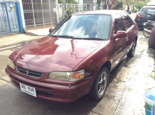 ขายครับ TOYOTA AE 110 GXI AIRBAG 1.5 ปี 98 แก๊ส+น้ำมันใช้ได้ 2 ระบบสมบูรณ์ สีสวยมีเก็บบ้างตามอายุ ภายในไม่ขี้เหล่ แม็ก 4 ล้อ แอร์หนาวๆ ช่วงล่างดีมากเลี้ยวไม่มีดัง กระจกไฟฟ้า ใช้ได้ครบ 4 บาน เกียรธรรมดา ระบบไฟครบๆ รถพร้อมใช้ วิ่งทางไกลสบาย ความร้อนปกติ ไมล ขายครับ TOYOTA AE 110 GXI AIRBAG 1.5 ปี 98 แก๊ส+น้ำมันใช้ได้ 2 ระบบสมบูรณ์ สีสวยมีเก็บบ้างตามอายุ ภายในไม่ขี้เหล่ แม็ก 4 ล้อ แอร์หนาวๆ ช่วงล่างดีมากเลี้ยวไม่มีดัง กระจกไฟฟ้า ใช้ได้ครบ 4 บาน เกียรธรรมดา ระบบไฟครบๆ รถพร้อมใช้ วิ่งทางไกลสบาย ความร้อนปกติ ไมล