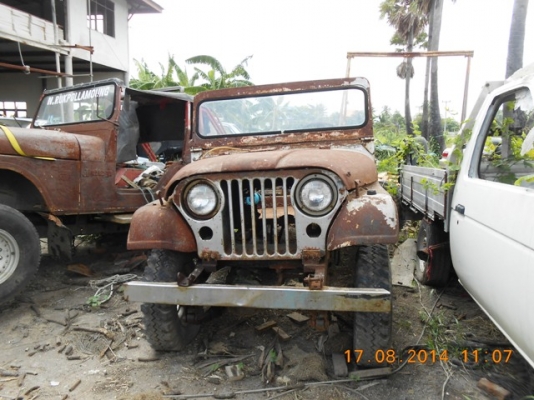 ขายรถจี๊ปหน้ากบ ไม่มีทะเบียน พร้อมเครื่องLD20