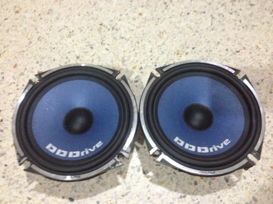 ALPINE DDC 175B 6นิ้วครึ่งเสียงกลางของเก่าญี่ปุ่นสภาพสวย